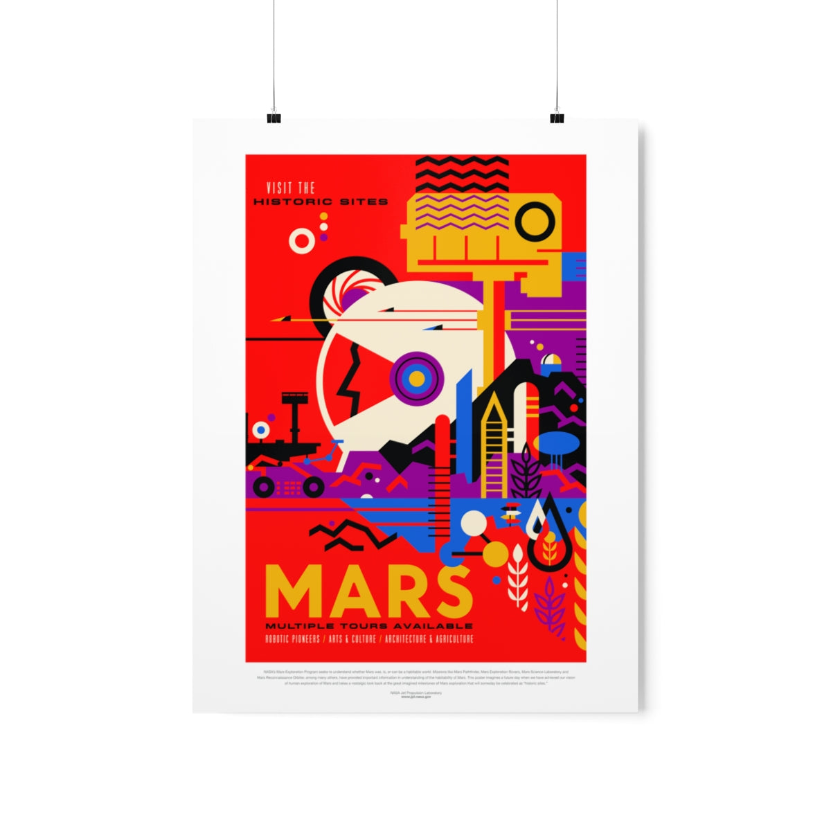 NASA - Visions of the Future : Mars Poster