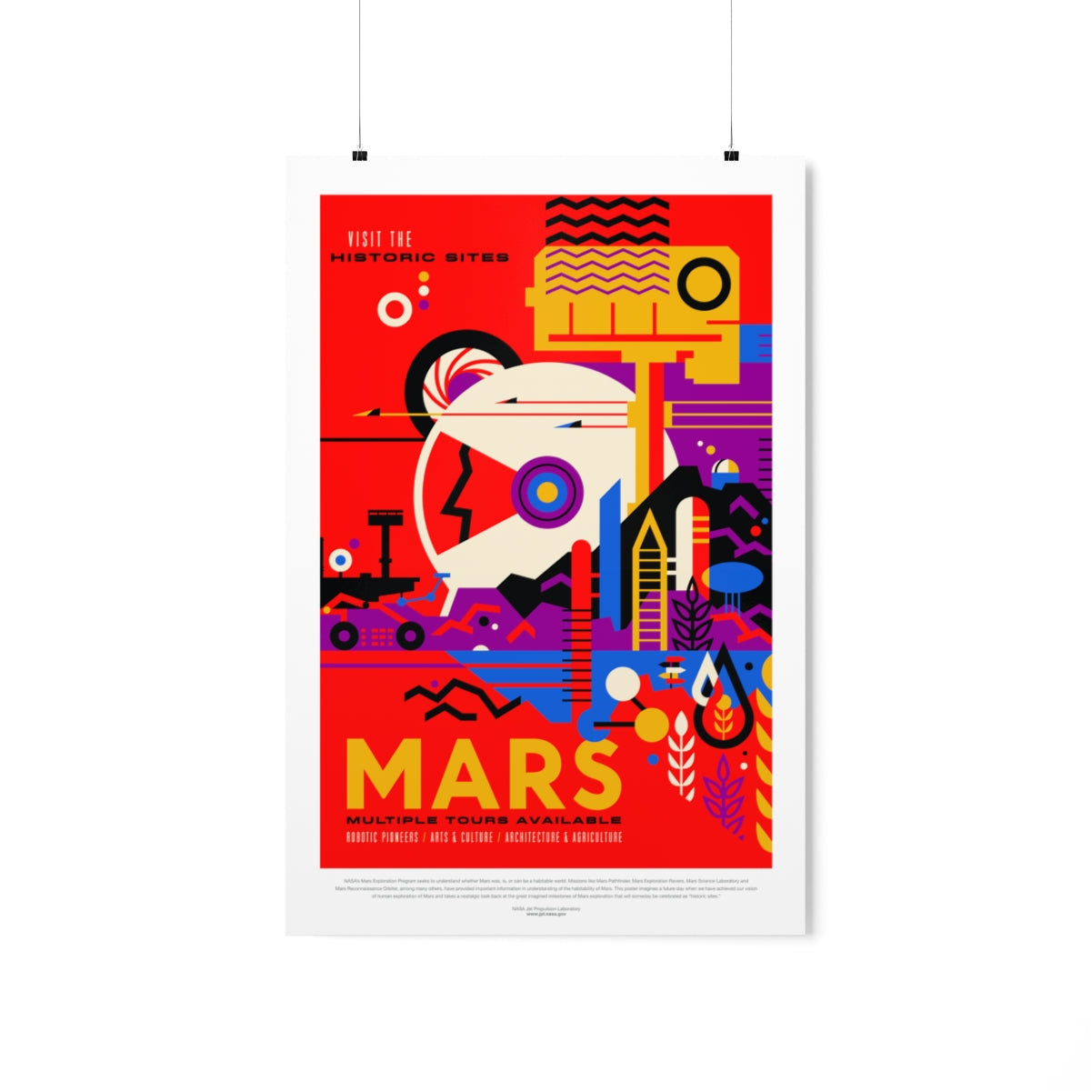NASA - Visions of the Future : Mars Poster