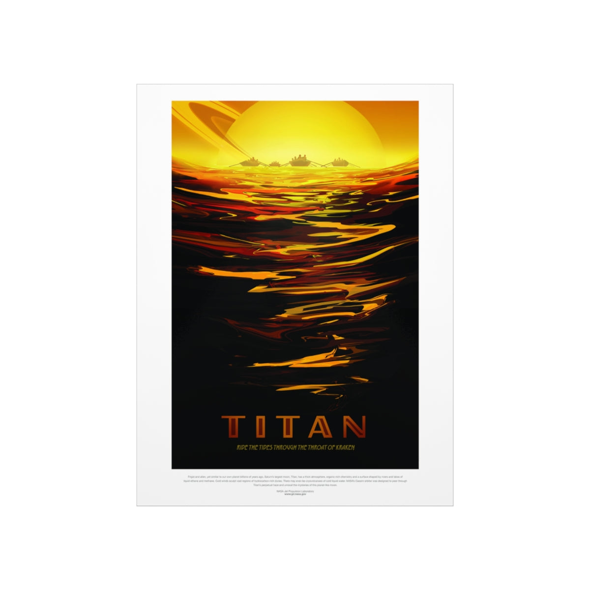 NASA - Visions of the Future : Titan Poster