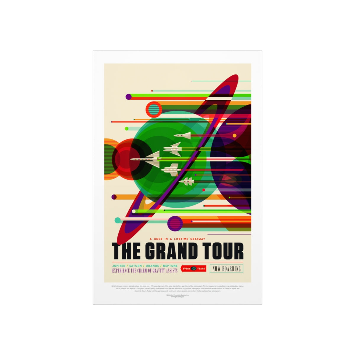 NASA - Visions of the Future : The Grand Tour Poster