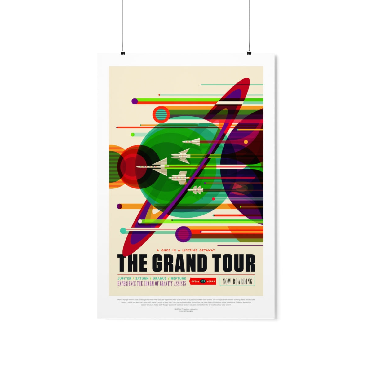 NASA - Visions of the Future : The Grand Tour Poster
