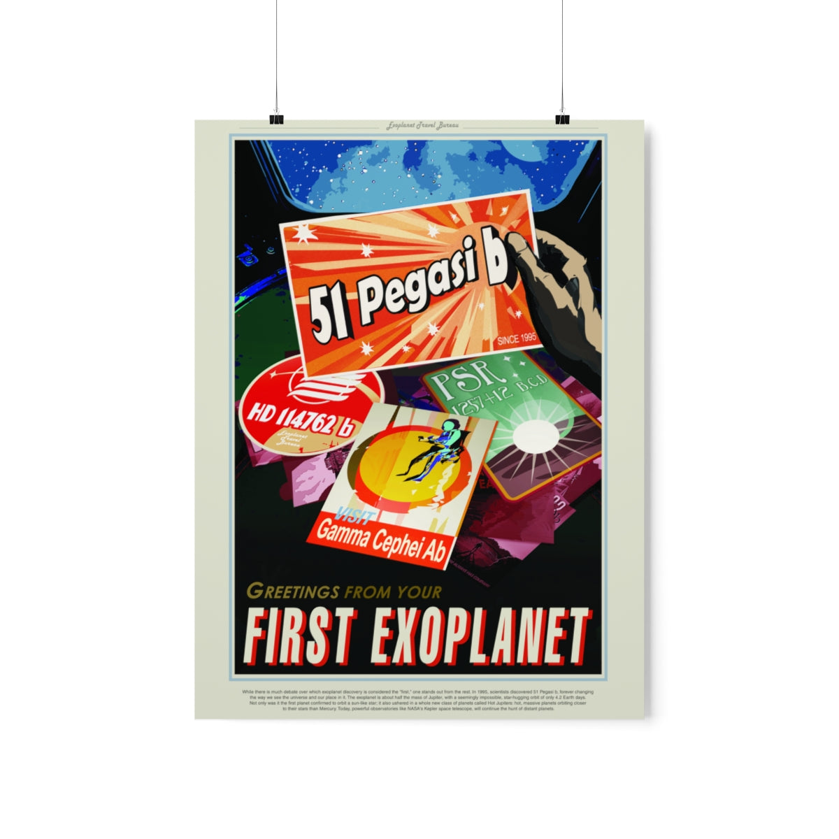 NASA - Visions of the Future : 51 Pegasi - b Poster
