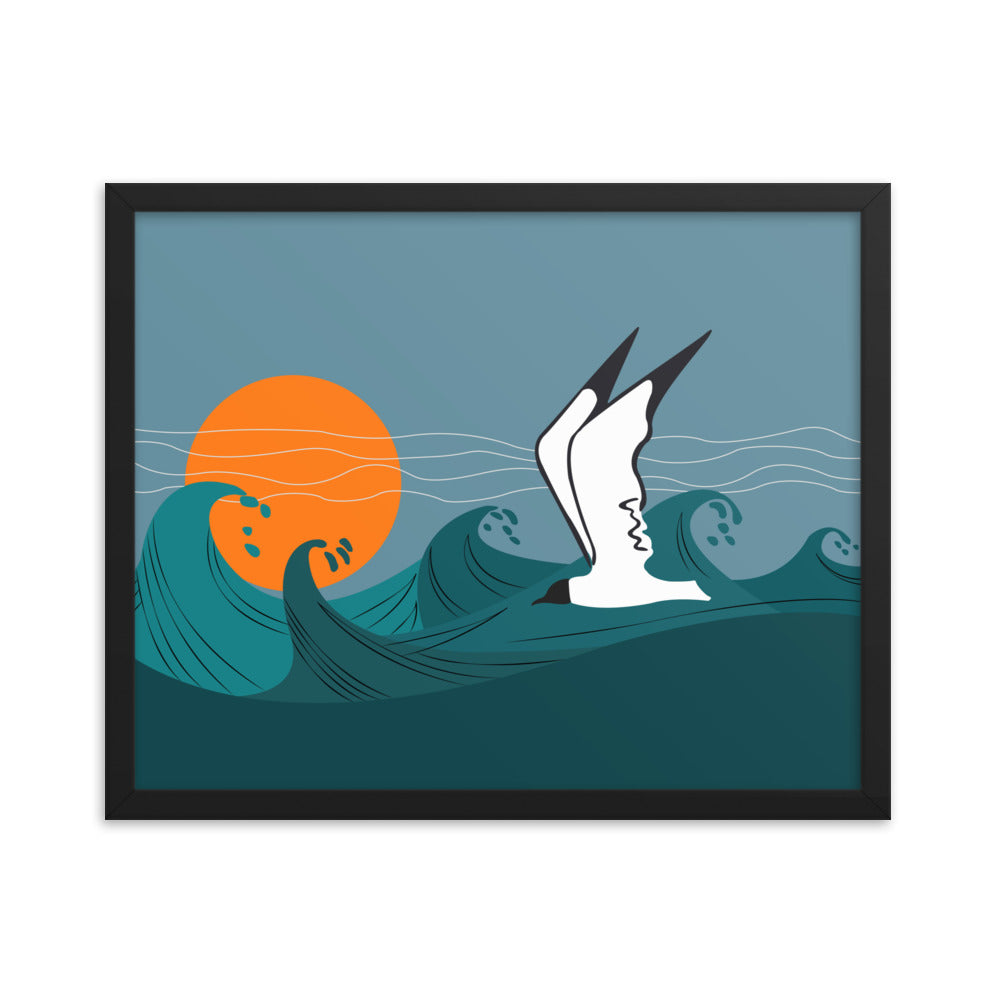 Seagull Framed poster