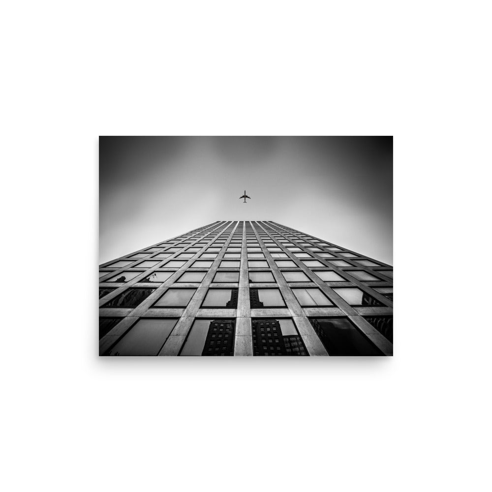 Airliner B&W Poster
