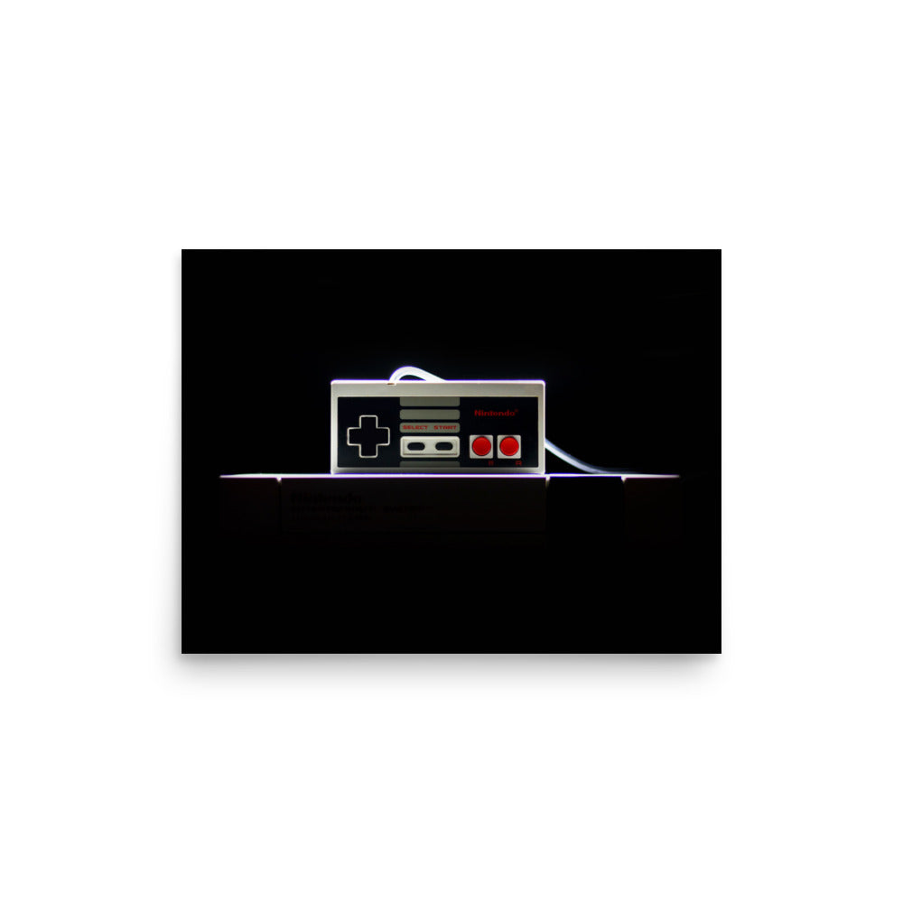 NES Controller Poster