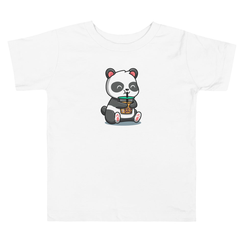 Boba Panda Toddler Short Sleeve Tee